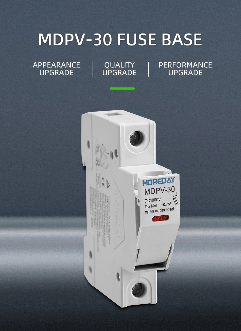 Moreday DC SPD 1pole 1000V Lighting Solar Fuse Solar System High Protection