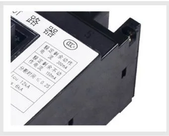 AC50Hz 220V 380V 160A 250A 400A 630A Residual Current MCCB